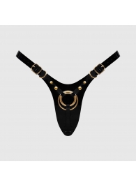 Черный пояс для фиксации насадок Strap-On-Me Leatherette Harness Fabulous - Strap-on-me - купить с доставкой в Пензе