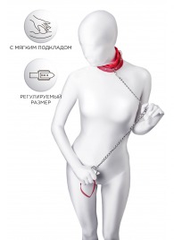 Красный ошейник с подкладкой из меха - ToyFa - купить с доставкой в Пензе