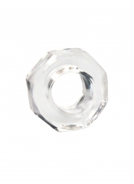Прозрачное эрекционное кольцо в форме гайки - Sex Expert - в Пензе купить с доставкой