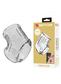 Прозрачная насадка на пенис и мошонку - Baile - в Пензе купить с доставкой