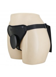 Черные трусики харнесс с платформой Caludio I - Baile - купить с доставкой в Пензе