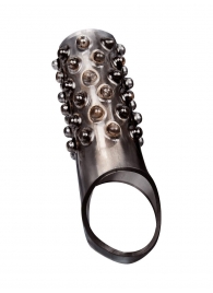 Дымчатая насадка на пенис с выпуклостями - 12 см. - Sex Expert - в Пензе купить с доставкой