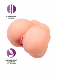 Реалистичный мастурбатор в форме попки с 2 любовными входами - No Name - в Пензе купить с доставкой