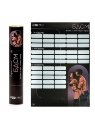 Плакат для двоих со скретч-слоем «БДСМ» - Сима-Ленд - купить с доставкой в Пензе