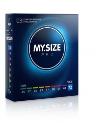 Презервативы MY.SIZE размер 72 - 3 шт. - My.Size - купить с доставкой в Пензе