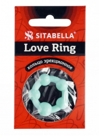 Цветное эрекционное кольцо с 5 бусинами Love Ring - Sitabella - в Пензе купить с доставкой