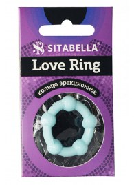 Цветное эрекционное кольцо Love Ring с бусинами - Sitabella - в Пензе купить с доставкой