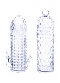 Набор из 2 прозрачных насадок на член Seductive Tickler Sleeves Set - NMC - в Пензе купить с доставкой