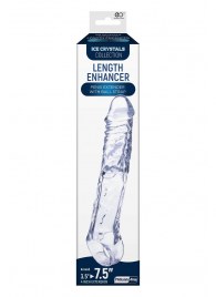 Прозрачная насадка-удлинитель Length Enhancer с подхватом - 22,3 см. - NMC - в Пензе купить с доставкой