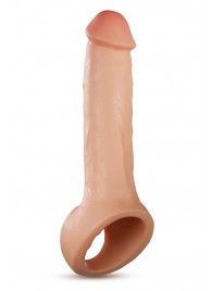 Телесная насадка-удлинитель Thrive 8.75 Inch Realistic Penis Extender Sleeve - 22,2 см. - Blush Novelties - в Пензе купить с доставкой