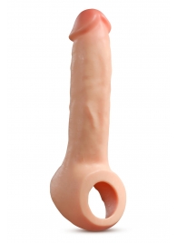 Телесная насадка-удлинитель Thrive 8.75 Inch Realistic Penis Extender Sleeve - 22,2 см. - Blush Novelties - в Пензе купить с доставкой