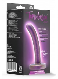 Фиолетовая насадка с гладкой поверхностью Surrender 4.75 Inch Beginner Pegging Dildo - 12 см. - Blush Novelties - купить с доставкой в Пензе