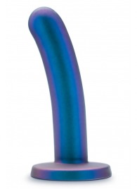 Синяя насадка с гладкой поверхностью Surrender 5.75 Inch Intermediate Pegging Dildo - 14,6 см. - Blush Novelties - купить с доставкой в Пензе