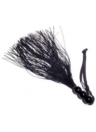 Черная силиконовая плетка - 25,4 см. - Boys of Toys - купить с доставкой в Пензе