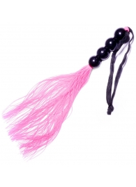 Розовая силиконовая плеть - 35,5 см. - Boys of Toys - купить с доставкой в Пензе