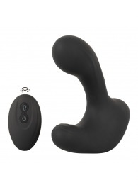 Черная анальная вибропробка с функцией расширения RC Butt Plug with 3 functions - Orion - в Пензе купить с доставкой