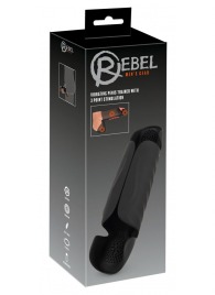 Черный вибромастурбатор с трехточечной стимуляцией Penis Trainer with 3 Point Stimulation - Orion - в Пензе купить с доставкой