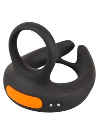 Черный вибростимулятор мошонки RC Scrotum Stimulator with Vibration - Orion - в Пензе купить с доставкой