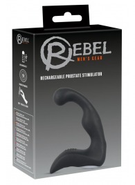 Черный перезаряжаемый стимулятор простаты с вибрацией - 14,6 см. - Orion - в Пензе купить с доставкой