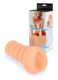 Телесный мастурбатор в виде вагины с узким входом - Sexy Girl - в Пензе купить с доставкой