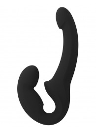 Черный безремневой страпон Share Lite - Fun Factory - купить с доставкой в Пензе