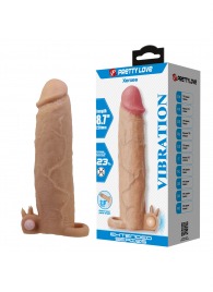 Телесная насадка на пенис Xerxes - 22 см. - Baile - в Пензе купить с доставкой