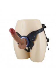 Поясной страпон Wells: трусики в форме бабочки и фаллоимитатор-насадка - Baile - купить с доставкой в Пензе