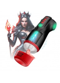 Интерактивный мастурбатор Raven с вакуумом, вибрацией и подсветкой - Shots Media BV - в Пензе купить с доставкой