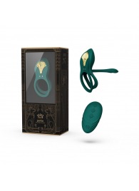 Зеленое эрекционное виброкольцо Bayek с пультом ДУ - Zalo - в Пензе купить с доставкой