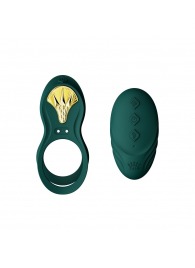 Зеленое эрекционное виброкольцо Bayek с пультом ДУ - Zalo - в Пензе купить с доставкой