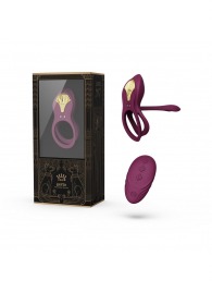 Фиолетовое эрекционное виброкольцо Bayek с пультом ДУ - Zalo - в Пензе купить с доставкой