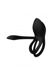 Черное эрекционное виброкольцо Bayek с пультом ДУ - Zalo - в Пензе купить с доставкой