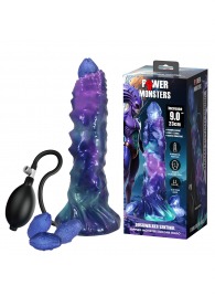 Фиолетовый яйцеродящий фаллоимитатор Duskwalker Sentinal на присоске - 22,4 см. - Baile - купить с доставкой в Пензе