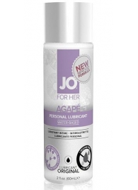Лубрикант на водной основе для женщин JO AGAPE LUBRICANT ORIGINAL - 60 мл. - System JO - купить с доставкой в Пензе