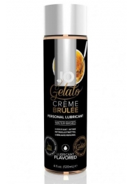 Лубрикант с ароматом крем-брюле JO GELATO CREME BRULEE - 120 мл. - System JO - купить с доставкой в Пензе