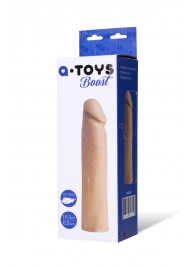 Реалистичная насадка с ярко выраженной головкой - 16,5 см. - A-toys - в Пензе купить с доставкой