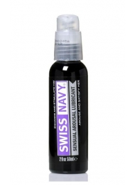 Возбуждающий гель-лубрикант на водной основе Sensual Arousal Lubricant - 59 мл. - Swiss navy - купить с доставкой в Пензе