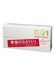 Супер тонкие презервативы Sagami Original 0.01 - 5 шт. - Sagami - купить с доставкой в Пензе