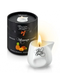 Массажная свеча с ароматом манго и ананаса Bougie de Massage Ananas Mangue - 80 мл. - Plaisir Secret - купить с доставкой в Пензе