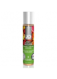 Смазка с ароматом тропических фруктов JO Flavored Tropical Passion - 30 мл. - System JO - купить с доставкой в Пензе
