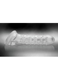 Утолщающая ребристая насадка на пенис - Доминирующее кольцо - в Пензе купить с доставкой