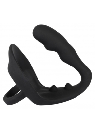 Эрекционное кольцо с подхватом мошонки и анальным отростком для воздействия на простату - Orion - в Пензе купить с доставкой