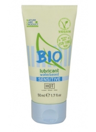 Органический лубрикант для чувствительной кожи Bio Sensitive - 50 мл. - HOT - купить с доставкой в Пензе