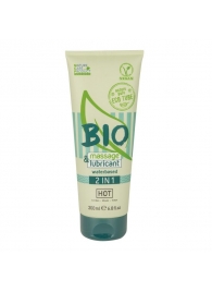 Массажный гель-лубрикант Bio 2-in-1 - 200 мл. - HOT - купить с доставкой в Пензе