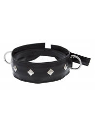 Полиуретановый ошейник с пуклями и D-кольцами Collar with Studs - Blush Novelties - купить с доставкой в Пензе