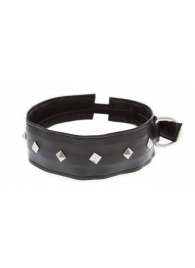 Полиуретановый ошейник с пуклями Collar with Studs - Blush Novelties - купить с доставкой в Пензе