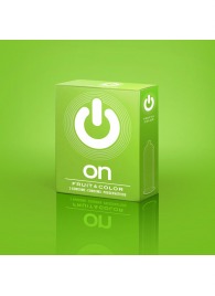 Цветные ароматизированные презервативы ON) Fruit   Color - 3 шт. - ON) - купить с доставкой в Пензе