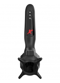 Чёрный вибростимулятор для головки члена с эффектом всасывания Vibrating Roto-Sucker - Pipedream - в Пензе купить с доставкой