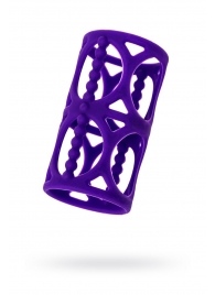 Фиолетовая насадка-сетка на член - A-toys - в Пензе купить с доставкой