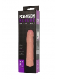 Насадка-удлинитель Extension sleeve телесного цвета - 18,5 см. - Sitabella - в Пензе купить с доставкой